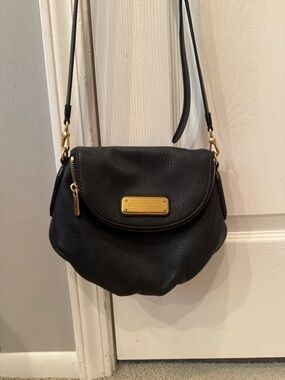 Marc Jacobs Black Leather Crossbody Bag